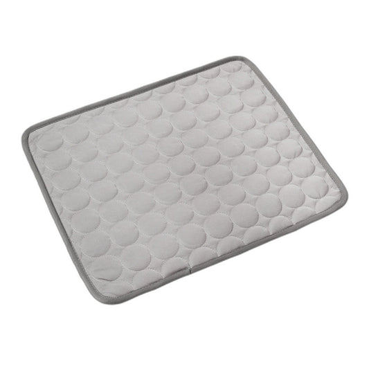 Ice silk cooling mat — grey