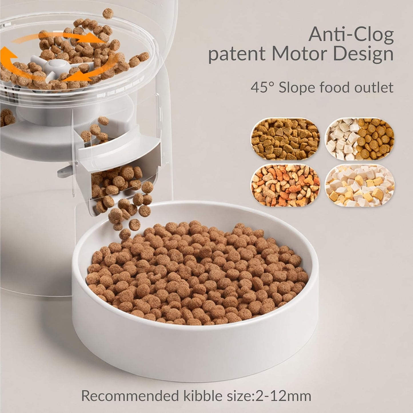 Wi-Fi Automatic Cat Feeder — App-Controlled, Up to 10 Meals/Day
