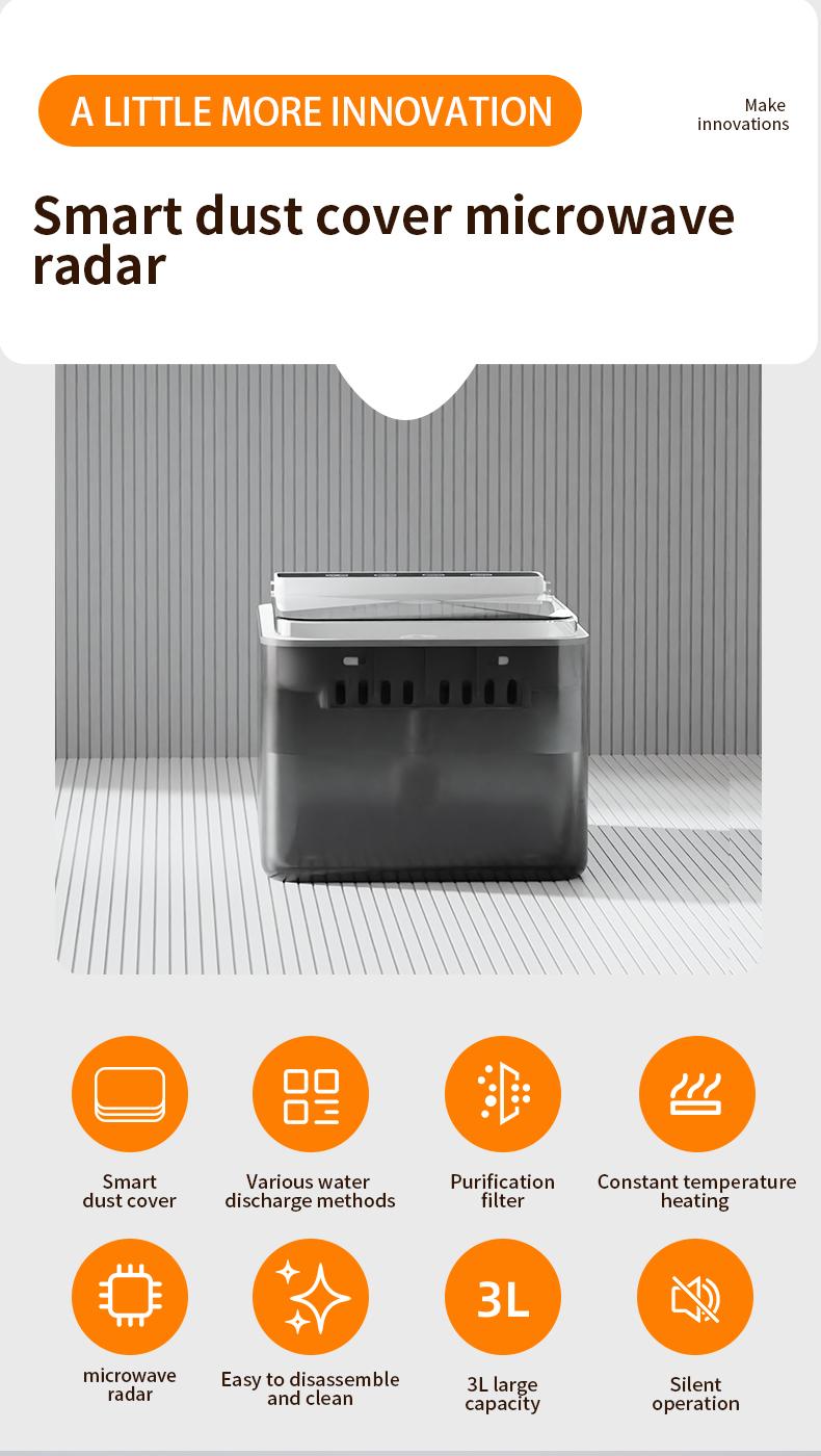 Stainless Steel Cat Water Fountain — Wireless & Ultra-Quiet