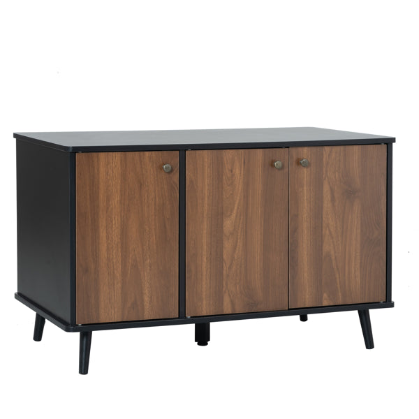 Litter box bench with hidden power outlet
