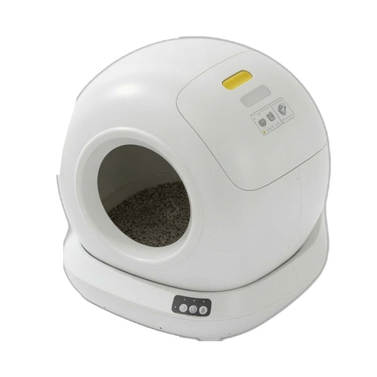 XL smart self-cleaning litter box — white, product only